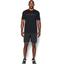Under Armour Mens Raid Microthread Short Sleeve Tee - Black/Red - thumbnail image 3