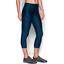 Under Armour Womens HeatGear Capri - Blackout Navy - thumbnail image 3