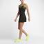 Nike Womens Dry Slam Dress - Black/Volt - thumbnail image 7
