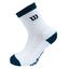 Wilson Kids Crew Socks (3 Pairs) - White/Navy (size 12.5 - 3) - thumbnail image 1