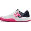 New Balance Womens 696v3 Tennis Shoes - White/Pink/Blue - thumbnail image 2