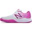 New Balance Womens 696v3 Tennis Shoes - White/Pink - thumbnail image 2