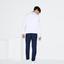Lacoste Mens Coloured Bands Tracksuit - White - thumbnail image 3