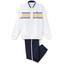 Lacoste Mens Coloured Bands Tracksuit - White - thumbnail image 1