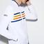 Lacoste Mens Coloured Bands Tracksuit - White - thumbnail image 7