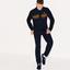 Lacoste Mens Colourband Tracksuit - Navy/Buttercup - thumbnail image 2
