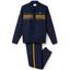 Lacoste Mens Colourband Tracksuit - Navy/Buttercup - thumbnail image 1