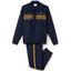 Lacoste Mens Colourband Tracksuit - Navy/Buttercup - thumbnail image 1