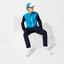 Lacoste Mens Sport Light Colourblock Tracksuit - Turquoise/Navy Blue - thumbnail image 6