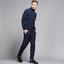 Lacoste Sport Mens Taffeta Tracksuit - Navy Blue/Red - thumbnail image 2