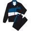 Lacoste Mens Colourblock Sweatsuit - Black/Blue/White - thumbnail image 1