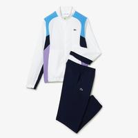 Lacoste Mens Sport Colour-Block Tracksuit - Blue/Green