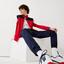 Lacoste Mens Sport Colourblock Tracksuit - Red/White/Navy - thumbnail image 2