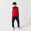 Lacoste Mens Sport Colourblock Tracksuit - Red/White/Navy - thumbnail image 3