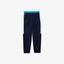 Lacoste Boys Sport Colourblock Tracksuit - Turquoise/Navy Blue - thumbnail image 4