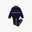 Lacoste Boys Mesh Panel Tracksuit - Navy Blue/Blue/White - thumbnail image 1