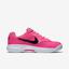 Nike Womens Court Lite Tennis Shoes - Pink Blast/Black - thumbnail image 1