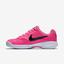 Nike Womens Court Lite Tennis Shoes - Pink Blast/Black - thumbnail image 3