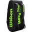 Wilson Super Tour 9 Racket Bag - Black/Green - thumbnail image 3