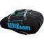 Wilson Ultra 15 Racket Bag - Black/Blue - thumbnail image 2