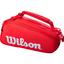 Wilson Super Tour 9 Racket Bag - Red/White