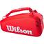 Wilson Super Tour 9 Racket Bag - Red/White - thumbnail image 2