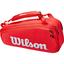 Wilson Super Tour 6 Racket Bag - Red/White - thumbnail image 2