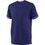 Wilson Boys Team Solid Crew Tee - Blue Depths - thumbnail image 1