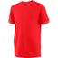 Wilson Boys Team Solid Crew Tee - Red - thumbnail image 1