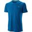 Wilson Mens Competition Flecked Crew Tee - Imperial Blue Heather - thumbnail image 1