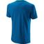 Wilson Mens Competition Flecked Crew Tee - Imperial Blue Heather - thumbnail image 2