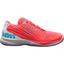 Wilson Womens Kaos 2.0 Tennis Shoes - Fiery Coral/White - thumbnail image 1