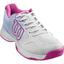 Wilson Womens Kaos Stroke Tennis Shoes - White/Halogen Blue/Very Berry - thumbnail image 2