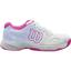Wilson Womens Kaos Stroke Tennis Shoes - White/Halogen Blue/Very Berry - thumbnail image 1