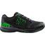 Wilson Mens Kaos 2 Clay Tennis Shoes - Black/Ebony/Green Gecko - thumbnail image 1