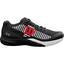 Wilson Mens Rush Pro 3.0 Tokyo Tennis Shoes - Black/Wilson Red - thumbnail image 1
