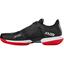 Wilson Mens Kaos Swift Clay Tennis Shoes - Black/Wilson Red - thumbnail image 3