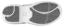 Wilson Advantage Court IV Velcro Junior Tennis Shoes - White/Silver - thumbnail image 2