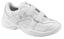 Wilson Advantage Court IV Velcro Junior Tennis Shoes - White/Silver - thumbnail image 1