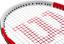 Wilson Six.One 95 Tennis Racket - White/Red - thumbnail image 5