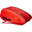 Wilson Federer DNA 12 Racket Bag - Red - thumbnail image 2
