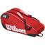 Wilson Federer Team III 6 Pack Bag - Red - thumbnail image 2