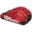 Wilson Federer Team III 6 Pack Bag - Red - thumbnail image 1