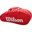 Wilson Super Tour 6 Racket Bag - Red - thumbnail image 1