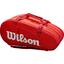 Wilson Super Tour 15 Racket Bag - Red - thumbnail image 2