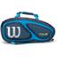 Wilson Tour V 9 Pack Bag - Blue - thumbnail image 3