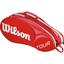 Wilson Tour Moulded 2.0 6 Pack Bag - Red - thumbnail image 2