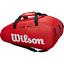 Wilson Tour 15 Racket Bag - Red - thumbnail image 1
