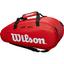 Wilson Tour 9 Racket Bag - Red - thumbnail image 1