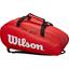 Wilson Tour 9 Racket Bag - Red - thumbnail image 2